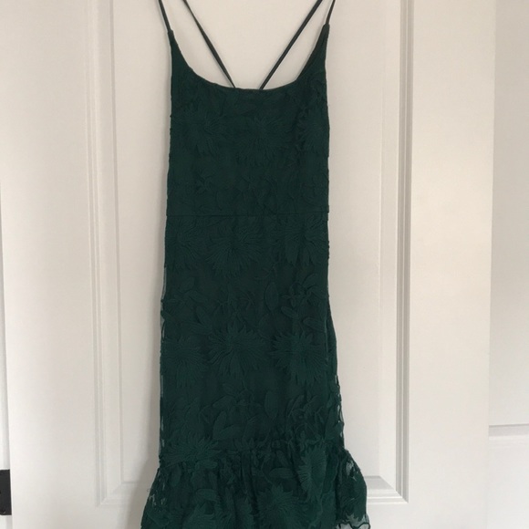 Emerald green lace mini dress! - Picture 1 of 3
